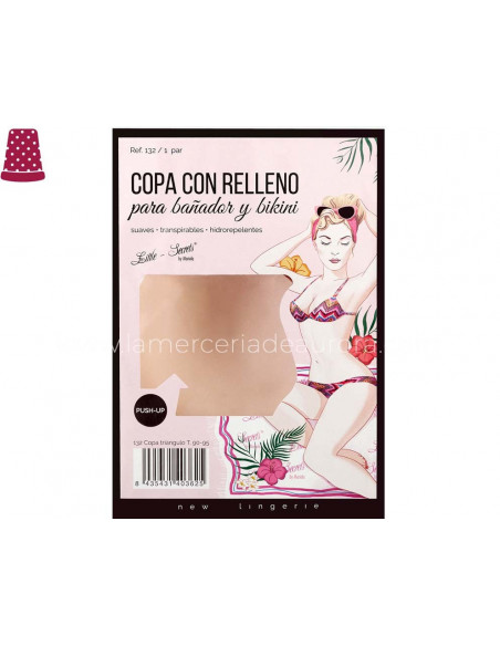 Copa relleno sujetador, bañador y bikini triángulo 132 de Little Secrets