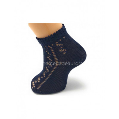 Calcetín infantil corto hilo calado 93/55 de Carlomagno -...