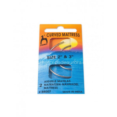 Agujas curvas (2 uds) 88007 de Pony