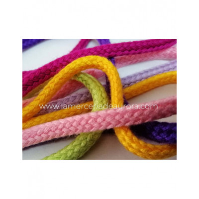 Cordón acrílico trenzado de Manubens - varios colores