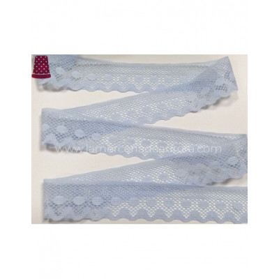 Encaje nylon (ancho 3 cms) Tea - varios colores 2