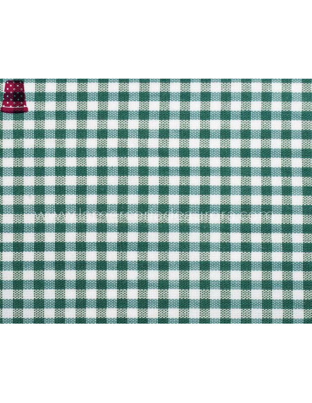 Tela vichy cuadros - VERDE