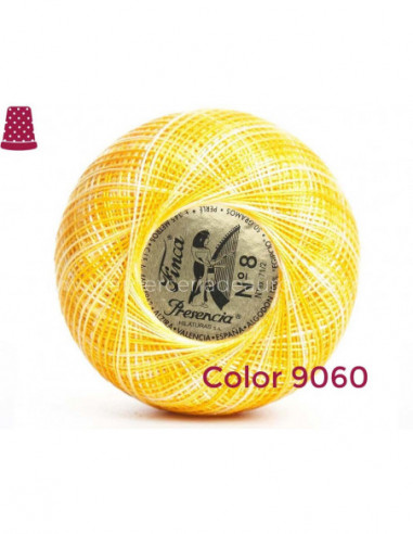 Ovillo perlé Finca 5 gramos - nº 12 (colores...