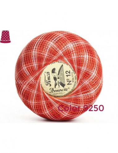 Ovillo perlé Finca 5 gramos - nº 12 (colores...