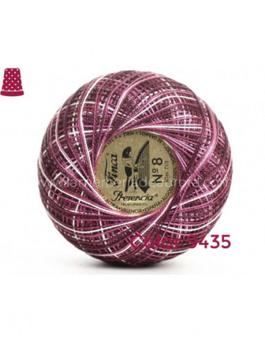 Ovillo perlé Finca 5 gramos - nº 12 (colores...