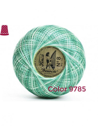 Ovillo perlé Finca 5 gramos - nº 12 (colores...