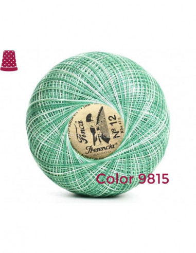 Ovillo perlé Finca 5 gramos - nº 12 (colores...