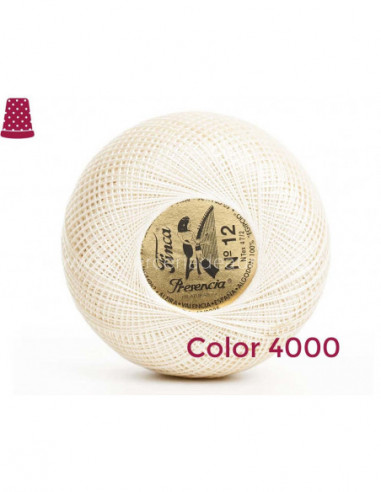 Ovillo perlé Finca 5 gramos - nº 12 (colores...
