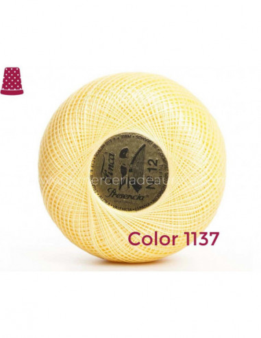 Ovillo perlé Finca 5 gramos - nº 12 (colores...
