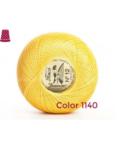 Ovillo perlé Finca 5 gramos - nº 12 (colores...