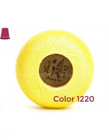 Ovillo perlé Finca 5 gramos - nº 12 (colores...