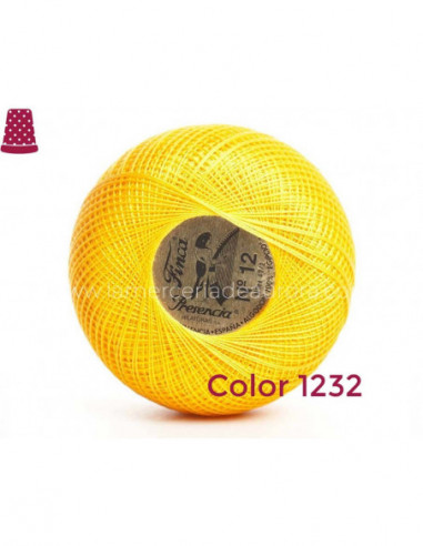 Ovillo perlé Finca 5 gramos - nº 12 (colores...