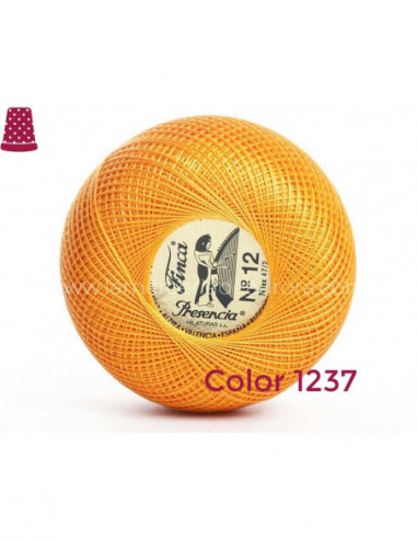 Ovillo perlé Finca 5 gramos - nº 12 (colores...