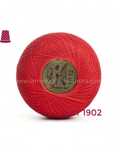 Ovillo perlé Finca 5 gramos - nº 12 (colores...