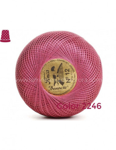 Ovillo perlé Finca 5 gramos - nº 12 (colores...