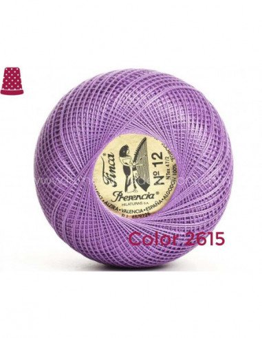Ovillo perlé Finca 5 gramos - nº 12 (colores...
