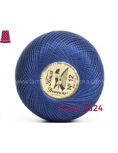Ovillo perlé Finca 5 gramos - nº 12 (colores...