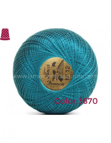 Ovillo perlé Finca 5 gramos - nº 12 (colores...
