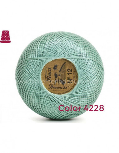 Ovillo perlé Finca 5 gramos - nº 12 (colores...