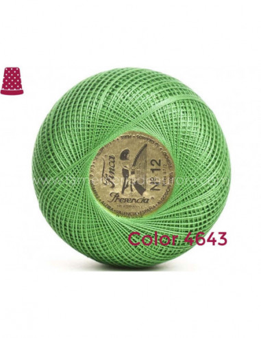 Ovillo perlé Finca 5 gramos - nº 12 (colores...