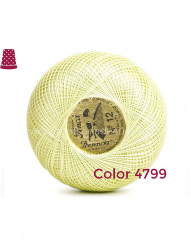 Ovillo perlé Finca 5 gramos - nº 12 (colores...