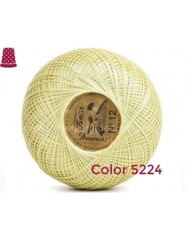 Ovillo perlé Finca 5 gramos - nº 12 (colores...