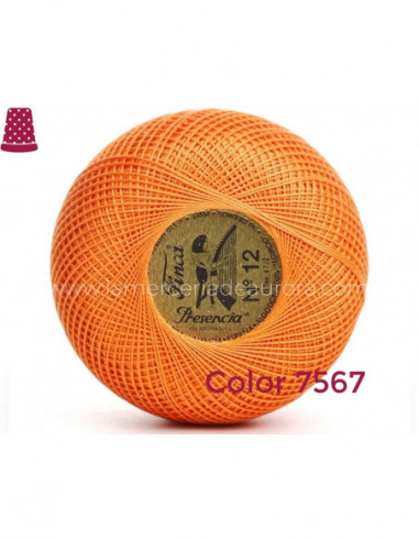 Ovillo perlé Finca 5 gramos - nº 12 (colores...
