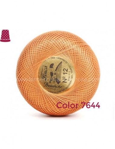 Ovillo perlé Finca 5 gramos - nº 12 (colores...