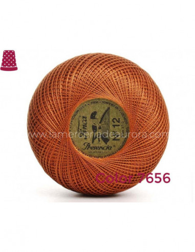 Ovillo perlé Finca 5 gramos - nº 12 (colores...