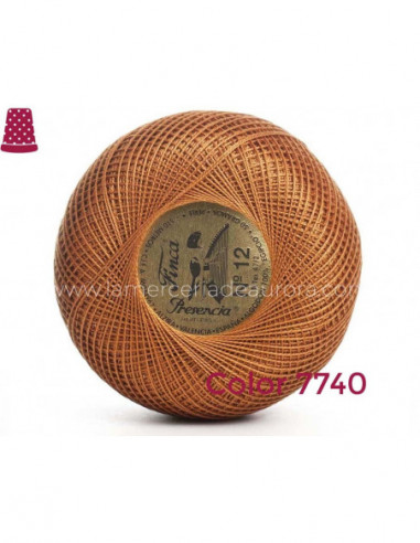 Ovillo perlé Finca 5 gramos - nº 12 (colores...