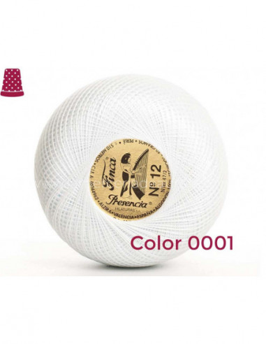 Ovillo perlé Finca 5 gramos - nº 12 (colores...