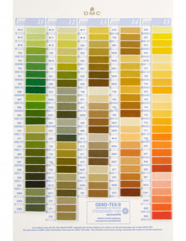 Hilo Mouliné DMC (art. 117) colores lisos