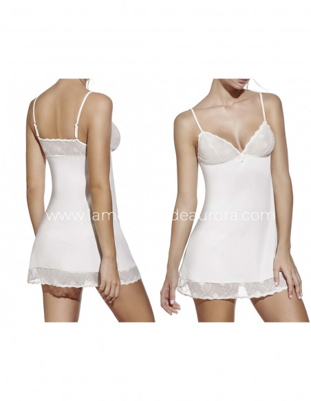 Camisón mujer lencero 4006 de Selene - MARFIL Camisón mujer lencero 4006 de Selene - MARFIL