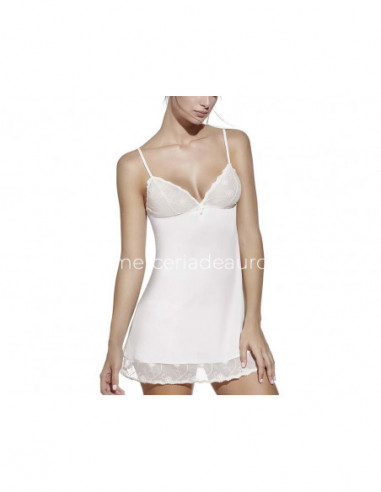Camisón mujer lencero 4006 de Selene - MARFIL