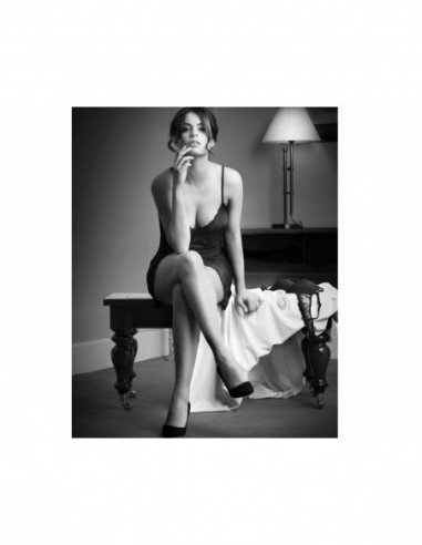 Camisón mujer lencero 4006 de Selene - NEGRO