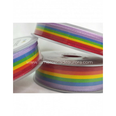 Cinta bandera orgullo arcoiris LGTB (rollo 25 metros) de...