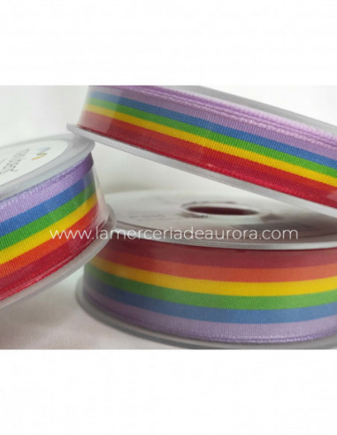 Cinta bandera orgullo arcoiris LGTB (rollo 25 metros) de Manubens