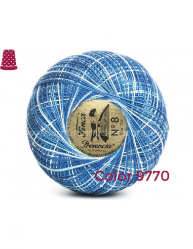 Ovillo perlé Finca 10 gramos - nº 8 (colores...