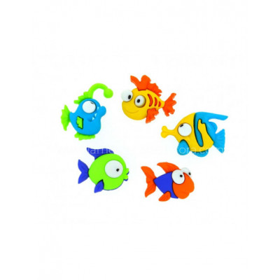 Botones decorativos Something Fishy (5 unidades)