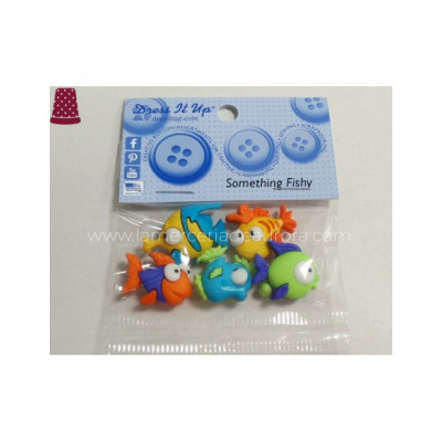 Botones decorativos Something Fishy (5 unidades) 2