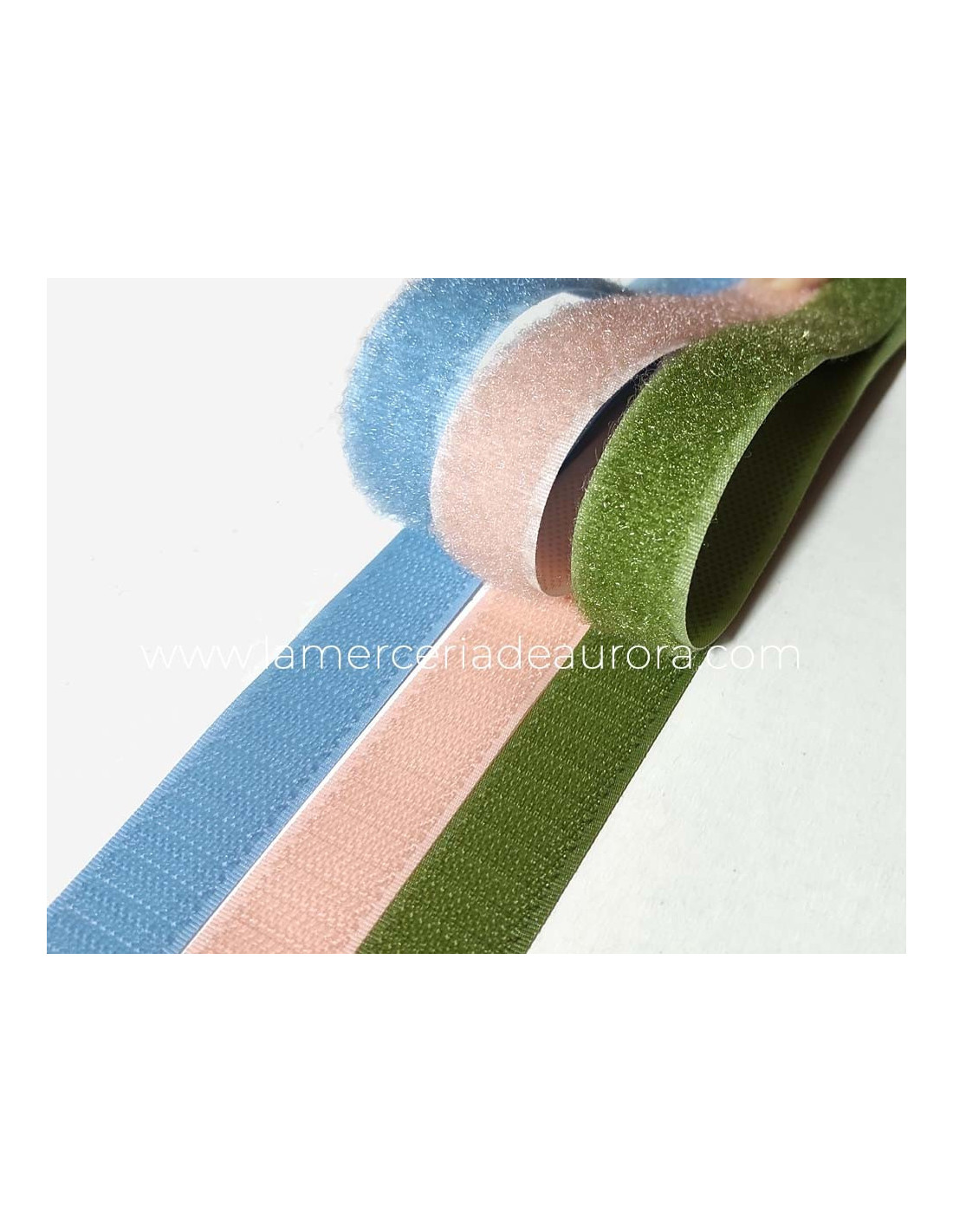 Cinta velcro para coser (ancho 20mm) - varios colores