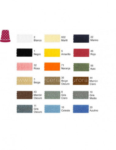 Cinta velcro para coser (ancho 20mm) - varios...