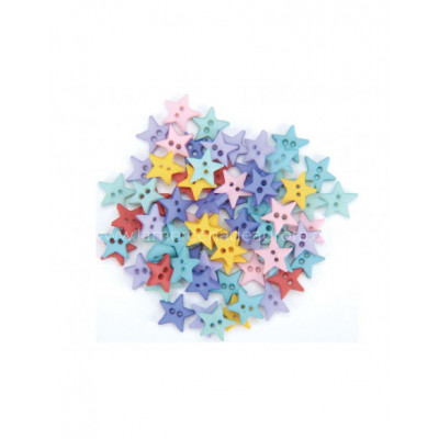 Botones decorativos Micro Mini Stars Flirt (40 piezas) de...