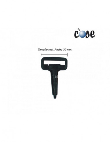 Mosquetón mochila 60mm (hueco correa 30mm)