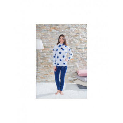 Pijama largo mujer invierno coralina Alba - varios colores