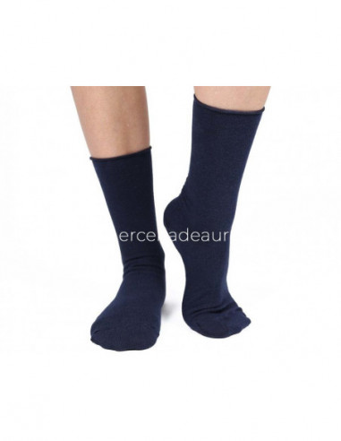 Calcetín mujer de algodón sin puño de Don...