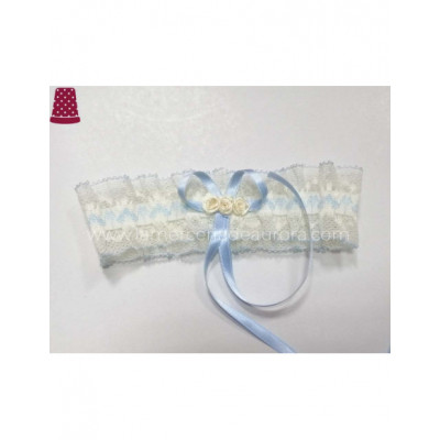 Liga novia corazones y tres flores - varios colores 2