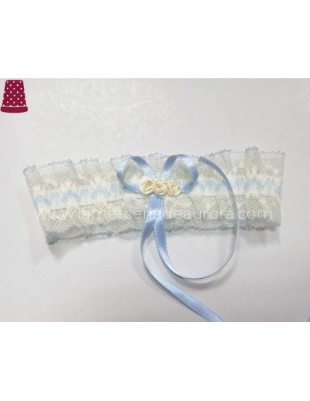 Liga novia corazones y tres flores - varios colores