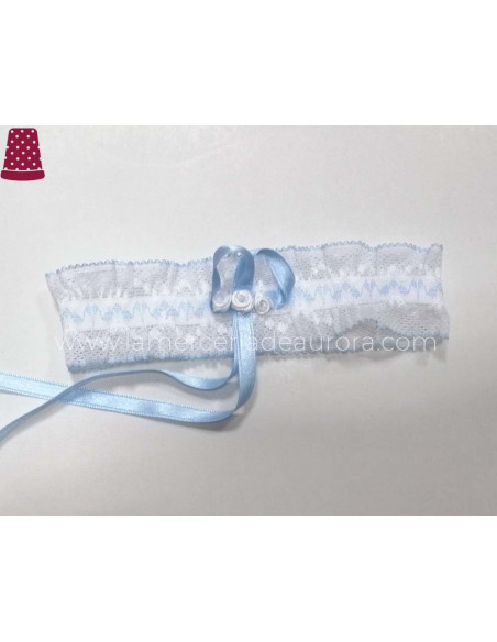 Liga novia corazones y tres flores - varios colores