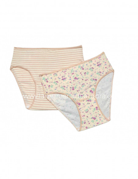 Braga niña algodón fantasía (pack 2 uds) 618 de Naiara